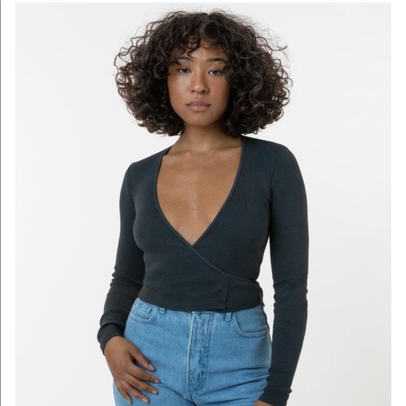 American Apparel Tops - American apparel wrap around shirt